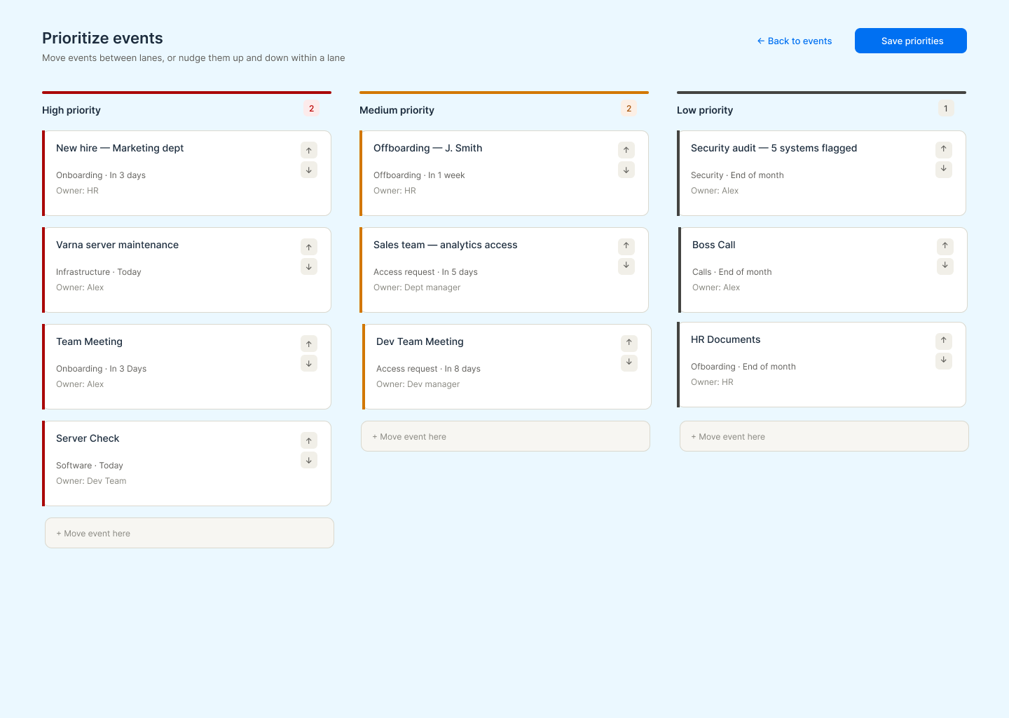 EventFlow · Ops Dashboard — screen 6