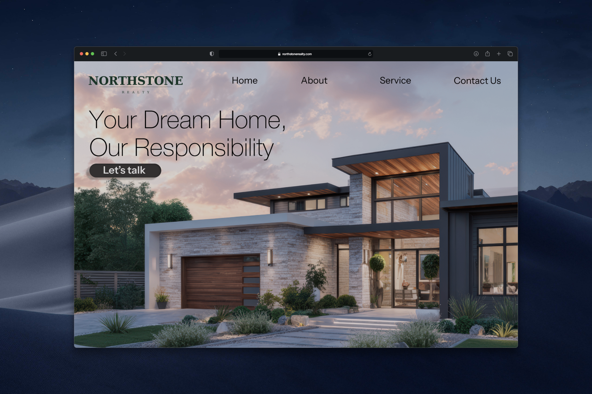Northstone Realty · Web Design